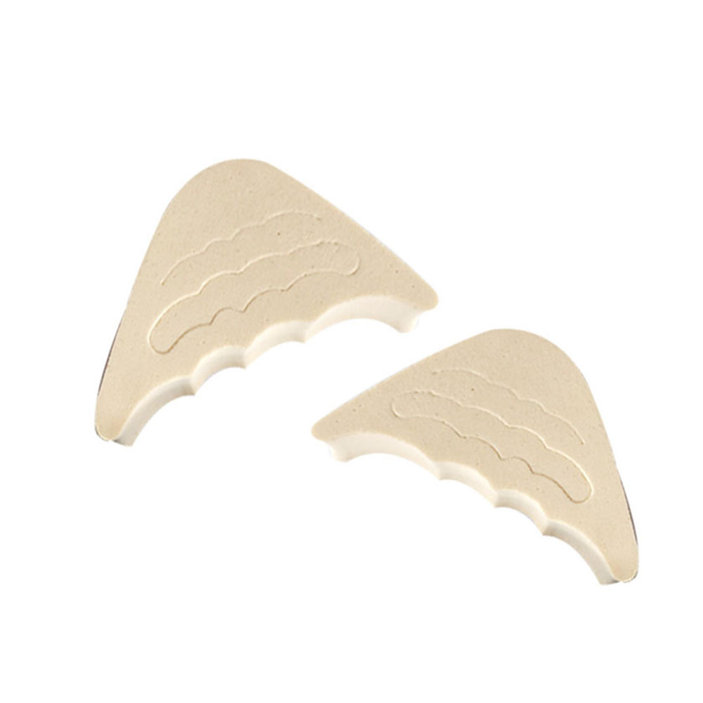 Anti-Pain Sponge Cushion Foot Forefoot Half Yards Shoes Pad Top Plug Foot File Bunion Corrector Sock Helper: Nude Pointed
