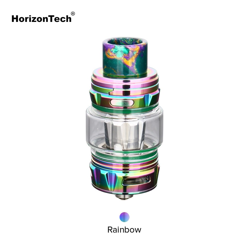 Original HorizonTech Falcon King Tank Bulb Vape Tank 6ml Capacity Atomizer Add 3pcs M1+ / M-Dual Coils Core Head E-Cigarette: Rainbow / M1- 0.16ohm