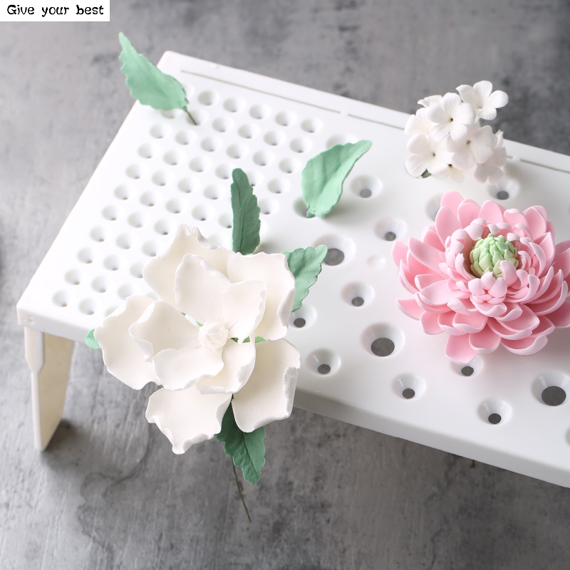 Fondant Taart Tools Fondant Bloem Vormgeven Pad Bevroren Suiker Droogrek Cake Mallen Voor De Keuken Bakken Taart Decoreren