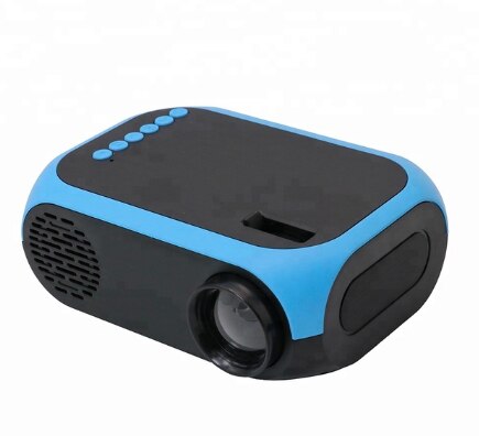 BLJ-111 Lcd Fhd Smart Projector 3D 1920*1080P Mini Interfaces Projector Ondersteuning Usb Av Hdmi Movie Home Cinema film: blue