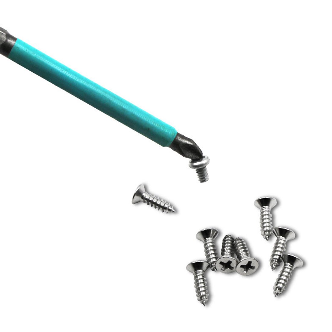 Phillips Bits Hex Shanked Anti Slip Screwdriver Bits Magnetic Single Head PH2 25mm/50mm/70mm/90mm