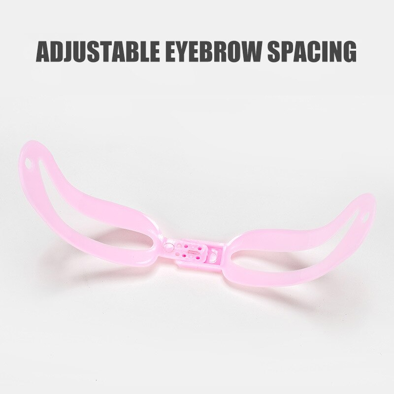 Eyebrow Stencil 4PCS Eyebrow Shaper Kit Reusable Eyebrow Template with Strap 3 Minutes Makeup Tools for Eyebrows JAN88
