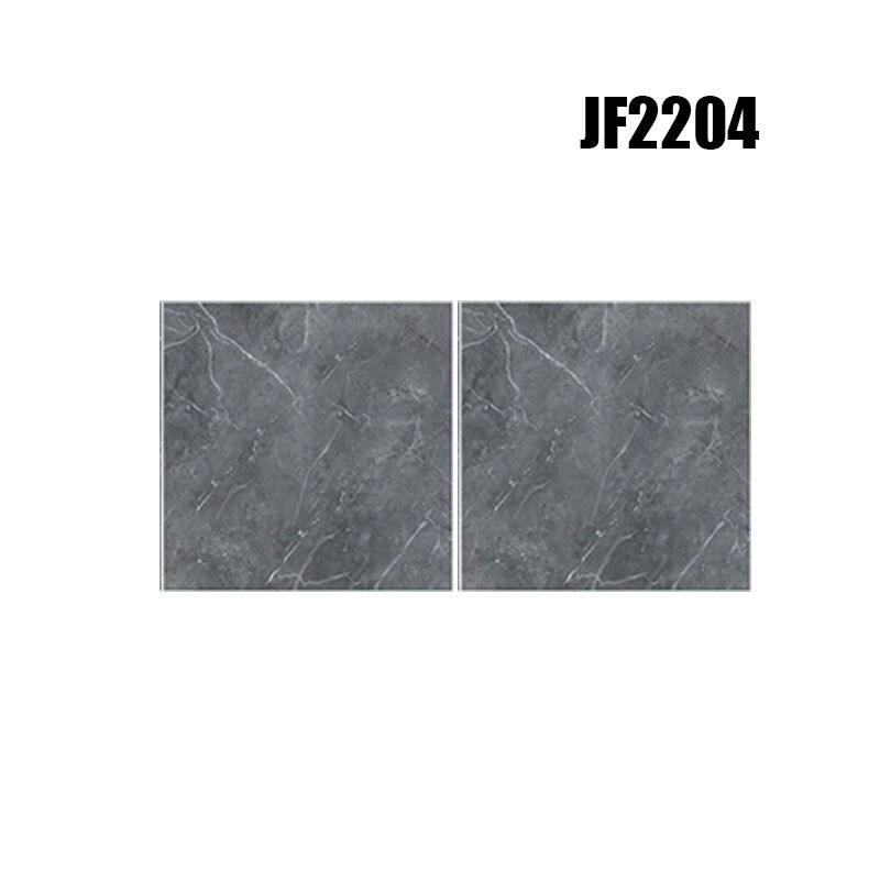 2Pcs Marble Grain Tile Stickers Waterproof Self-Adhesive PVC Wall Floor Stickers Wallpapers for Home Decor 30x30cm QJS S: jf2204