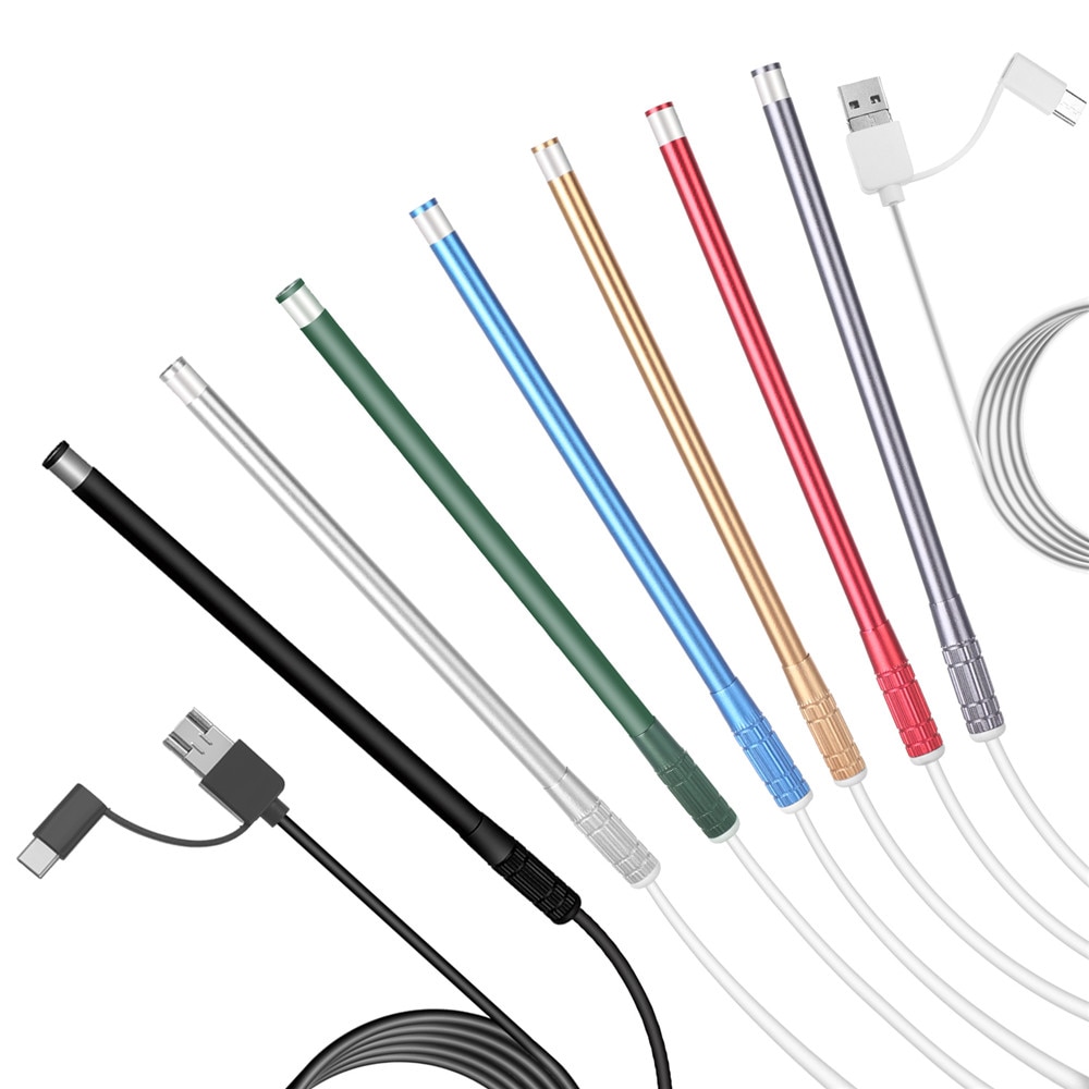3 in 1 Endoscope Camera 5.5MM Type-c Android USB Mini Endoscope Borescope Inspection Camera For Windows & Macbook PC Android
