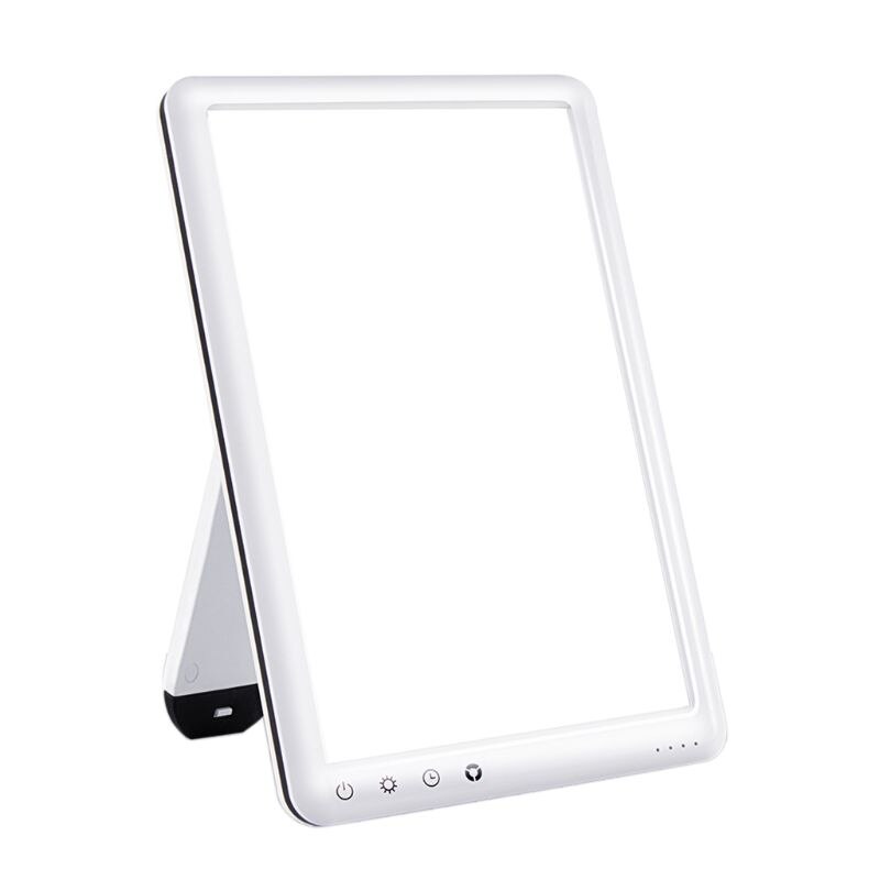 Ultra Thin Sad Light Therapy Lamp 3 Modes Seasonal Affective Disorder Phototherapy Sunlight for Home Office