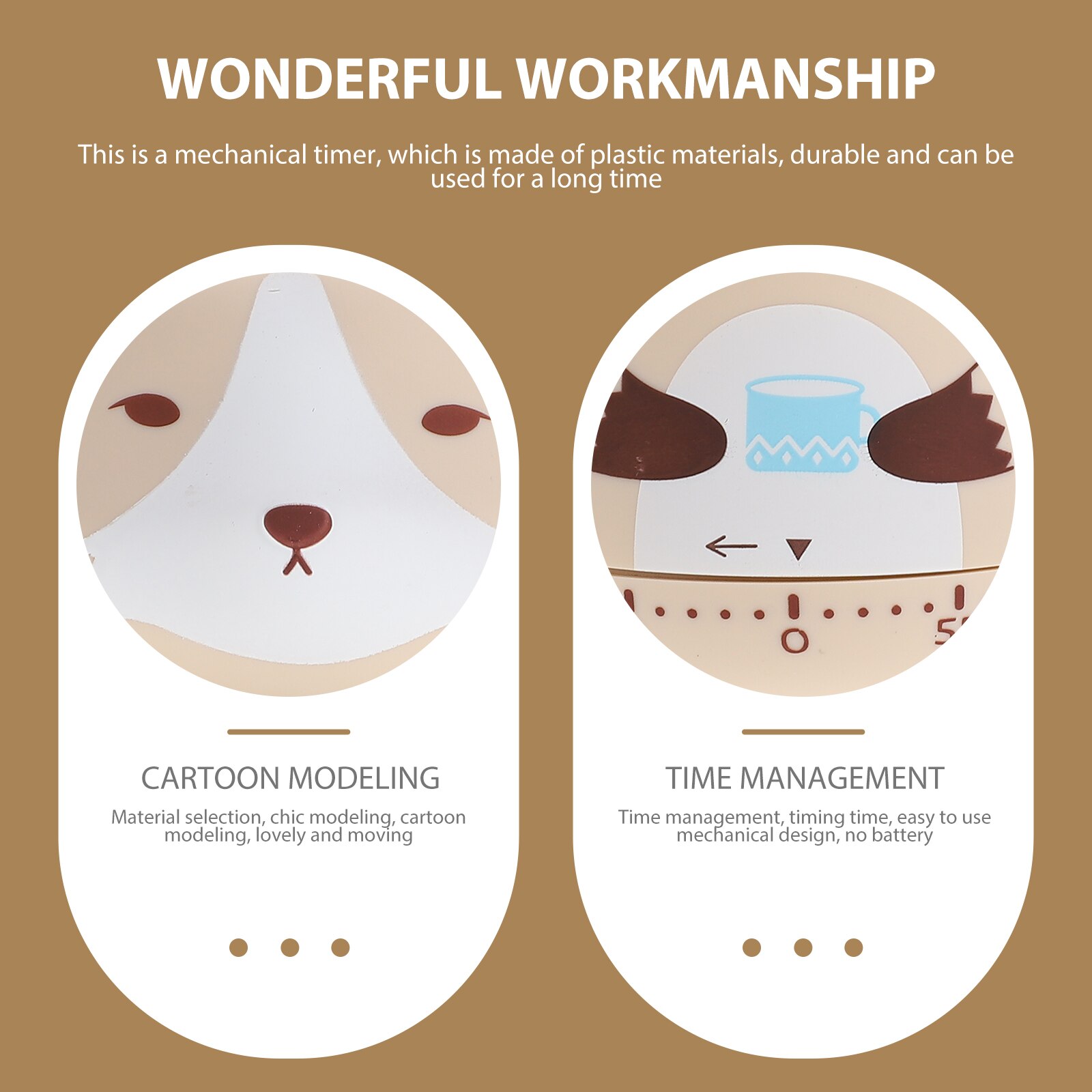 Mechanical Timer Cartoon Baking Timer Kitchen Timer Plastic Cooking Timer