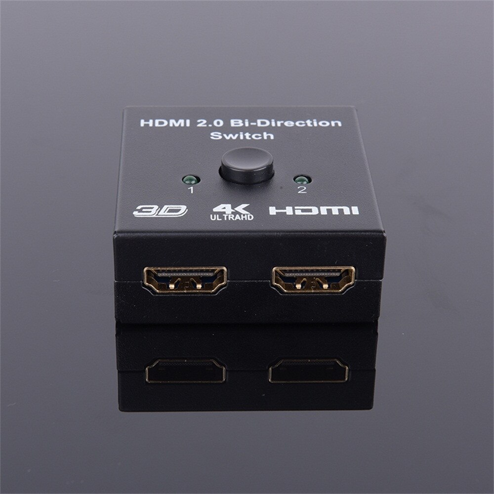 HDMI Bi-directional 2x1 Switch Switcher or 1x2 Splitter Selector 3D 4K HDCP 2.2