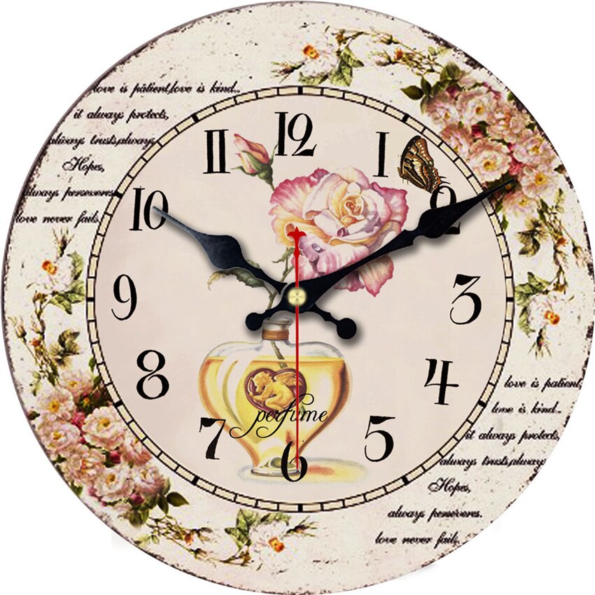 12 &quot;Vintage Schattige Staren Koe Klok Koe En Sheer Blijven Op De Boerderij Mooie Houten Wall Clock Voor Living kamer Slaapkamer Thuis