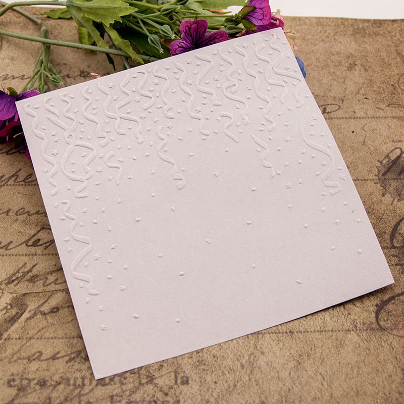 KLJUYP Embossing folders Plastic Embossing Folder For Scrapbooking DIY Photo Album Card 140