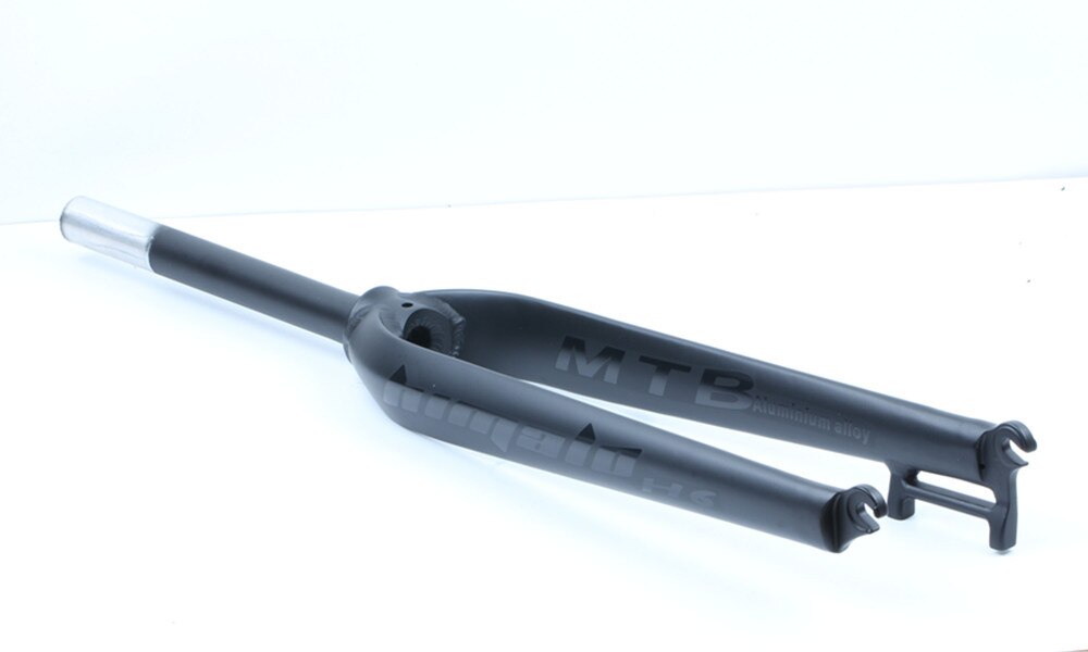 Fourche de vélo en aluminium 7005 1-1/8 "fourche rigide de vélo pour vtt frein à disque FIT 700C 29" 27.5 "26" M6 couleur réfléchissante