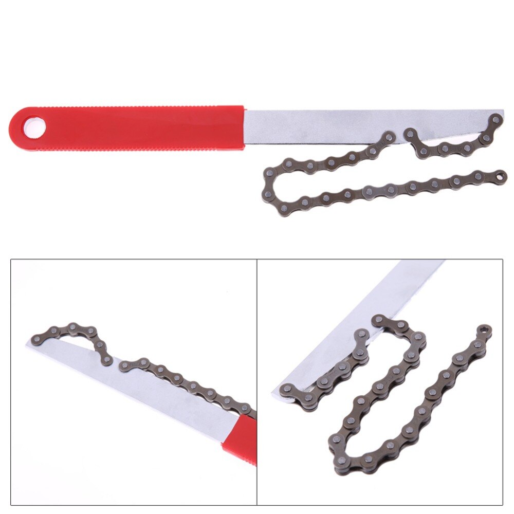 Bicycle Freewheel Turner Chain Whip Cassette Sprocket Remover Tool Freewheel Repair Tools Bicycle Chain Repair Tool