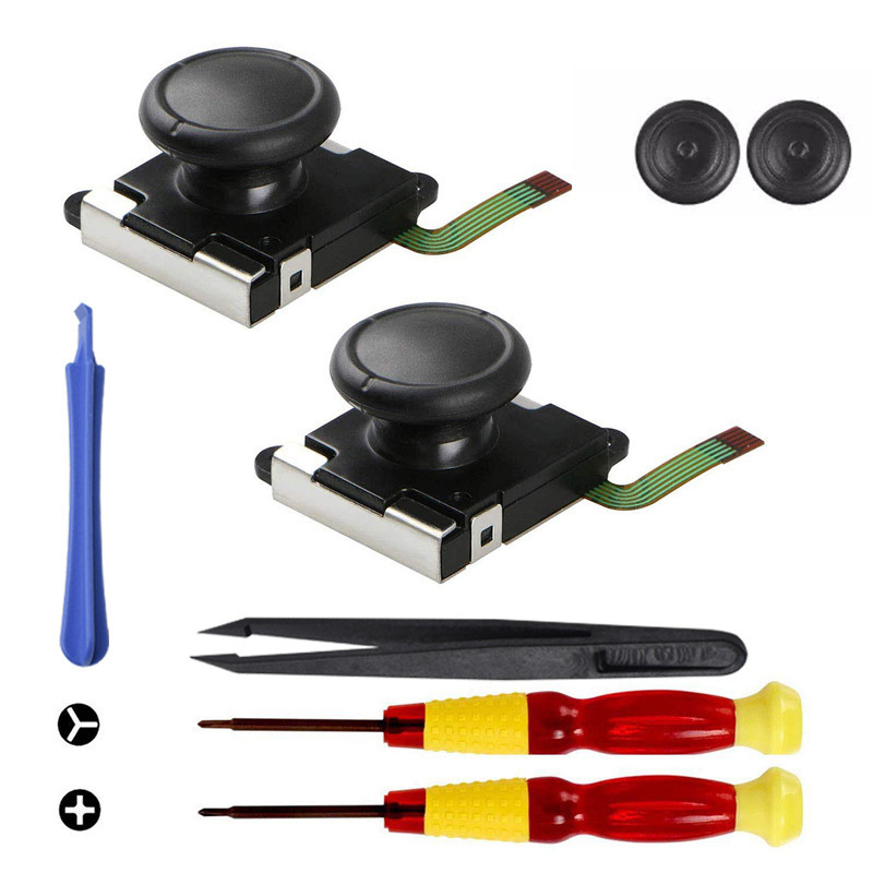 3D Analog Joystick Thumb Stick For Nintend Switch Joy Con Controller Sensor Replacements Parts Accessorie Module Repair Kit Tool