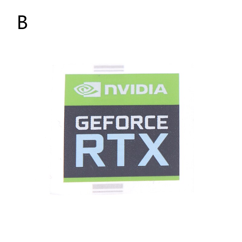 RTX 3090TI 3080TI 3070 3060 desktop sticker laptop graphics card label Laptop Desktop Label: B