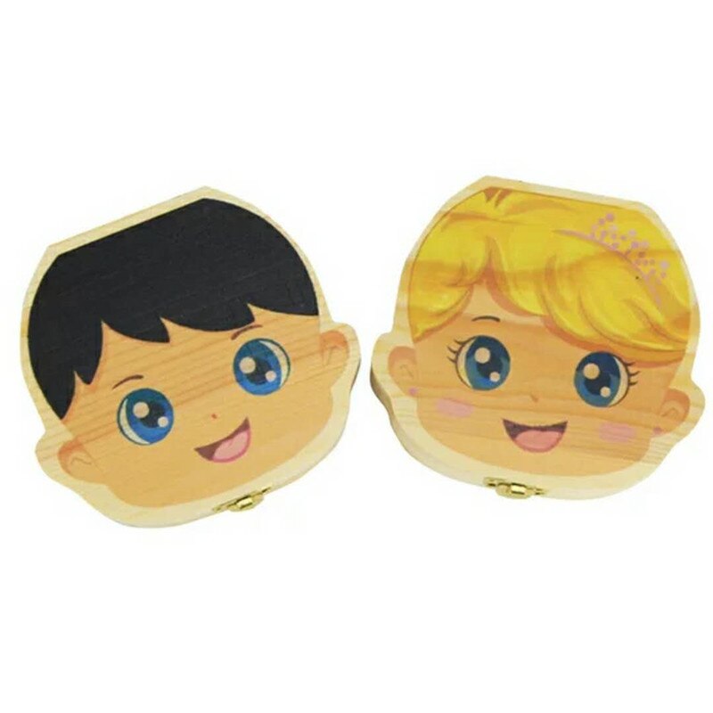 Log geschilderde baby tand dozen baby haar navelstreng souvenir dozen baby tand collection dozen baby souvenirs