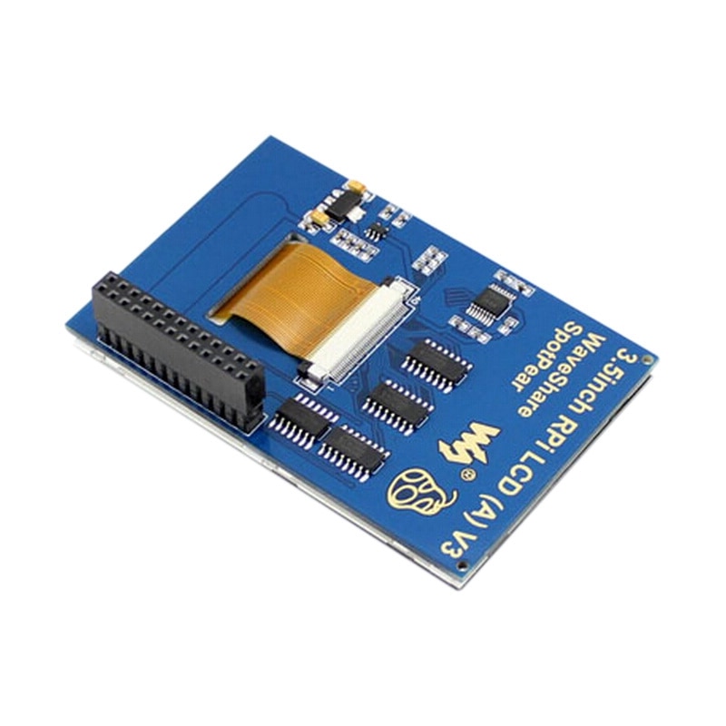 Waveshare 3.5Inch RPi LCD (A) Resistive Touch Screen TFT Display for Raspberry Pi 320x480 High Resolution SPI Interface