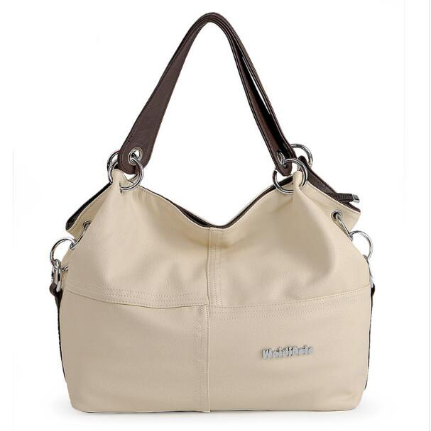 mode vrouwen tas Schoudertas vrouwen lederen handtassen vrouwen grote zak Crossbody tas Bolsa vrouwen handtassen XS-430: WHITE