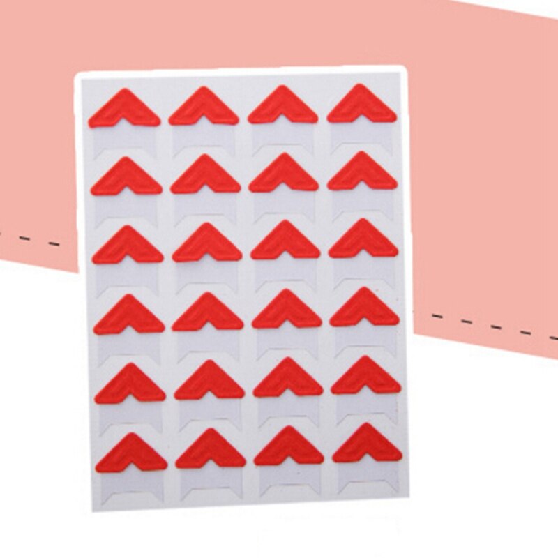 9 Kleur Cartoon Leuke Foto Hoek Stickers Voor DIY Kindje Fotoalbum Of Scrapbook Album 24 pcs/ vel: Style 6