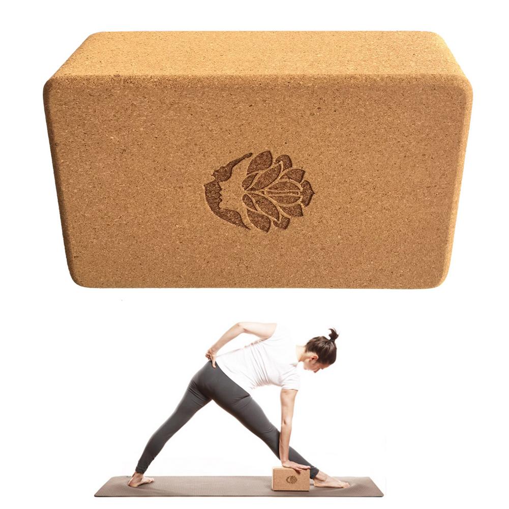 Bloc De Yoga En Liège Naturel Haute Densité - 23x15x7.5 Cm - Marque MUNE Lifestyle - Neuf