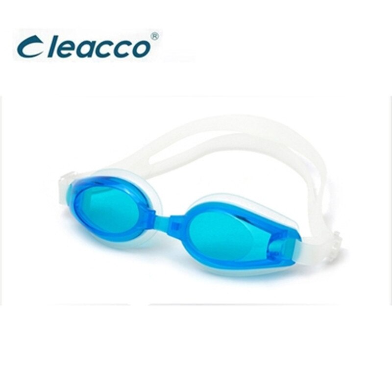 Multi Prescription Optical Swim Goggle Myopia Glasses Silicone Anti-fog Coated Watertight Swim Eyewear Eyeglasses diopter: lake blue