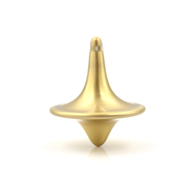 Metalen Spinning Top Speelgoed voor Kinderen Volwassen Antistress Gyroscoop Office Party Game gunst Spin Top Spinner Gyro Speelgoed: Bronze