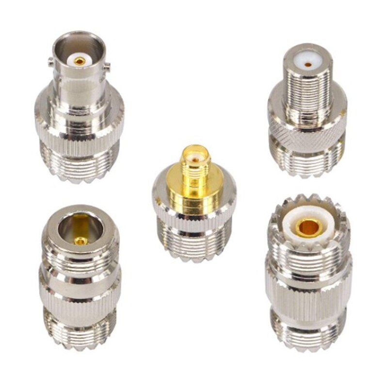 2 stuks SMA stekker op bus UHF SO-239 SO239 jumper aansluiting RF