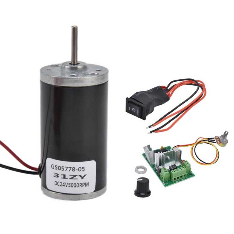 High Torsion Motors Permanent Magnet Motor 120W High Speed for DIY: 24V5000RPM