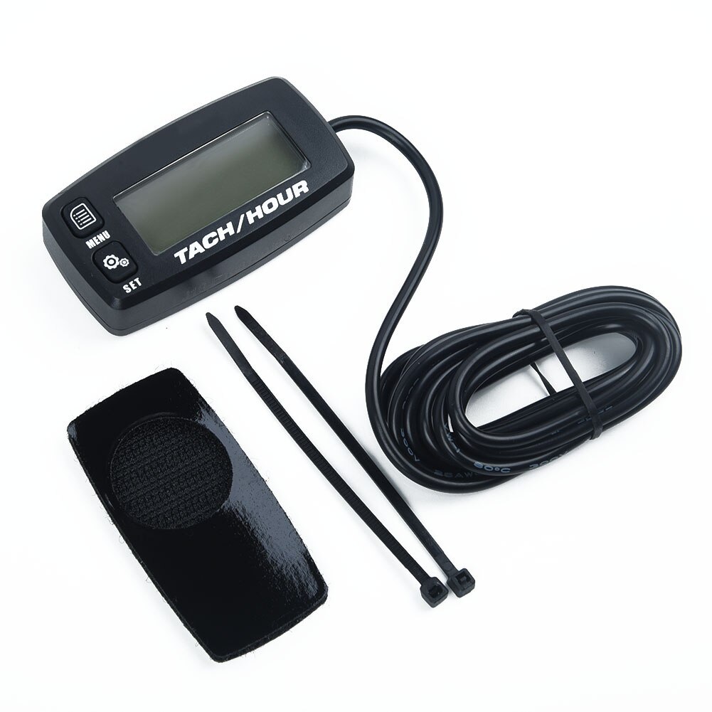 ATV Tachometer Waterproof Motorcycle Engine Measurement LCD Accessories