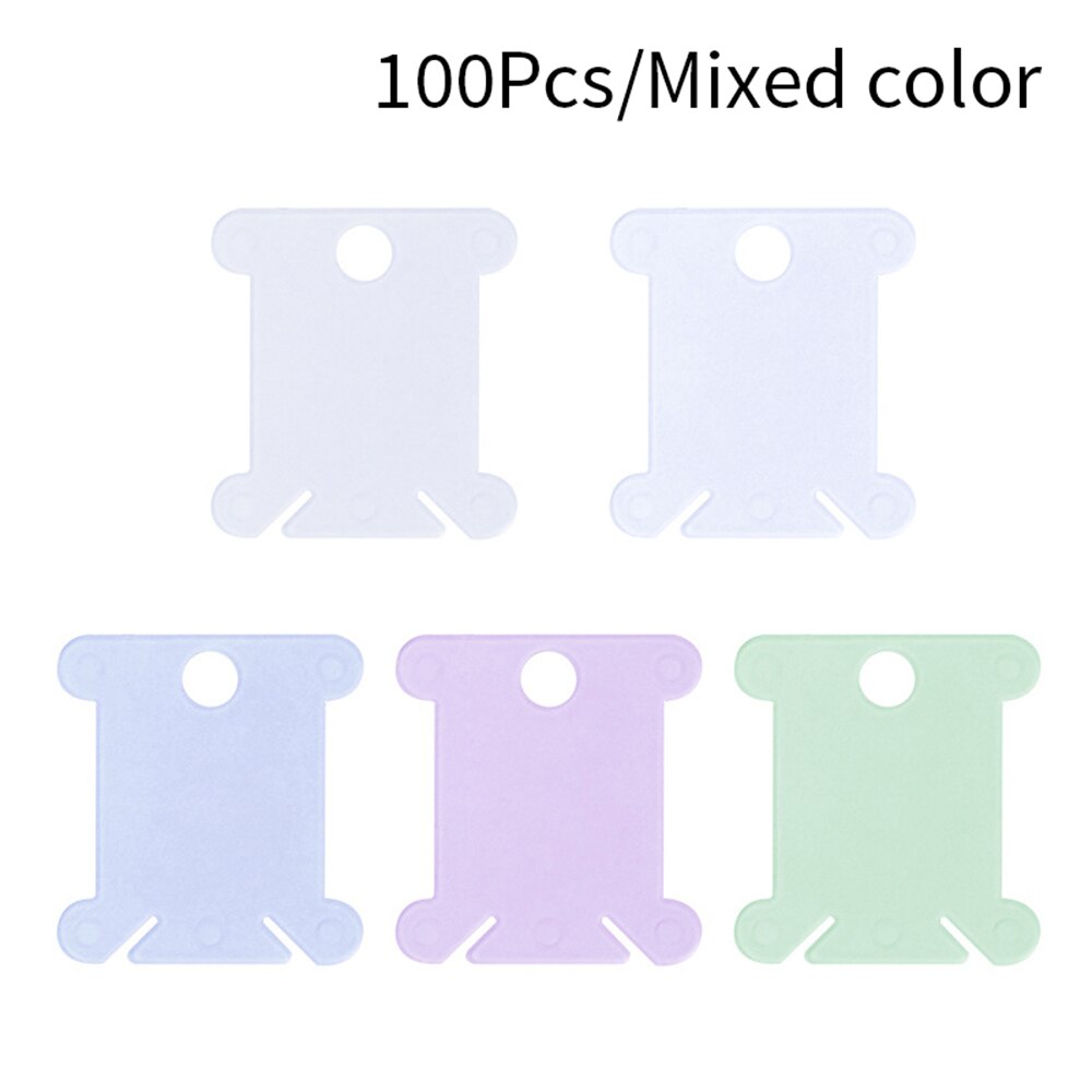 100 Colors Cross Stitch Cotton Sewing Skeins Embroidery Thread Floss Skein Kit DIY Sewing Tools Craft Accessories: 100PCs random color