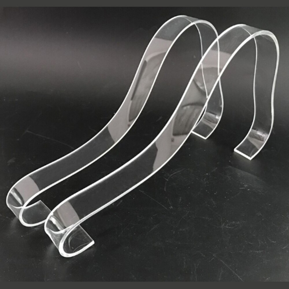 1Pair Clear Acrylic Plastic Sandal Lady Women High Heels Display Stand Inserts Holders Shoe Trees
