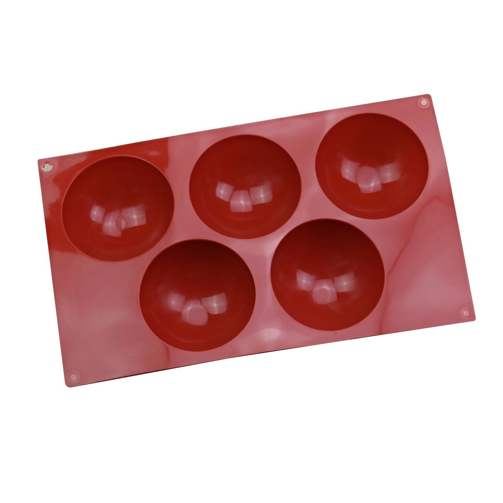 Extra Large 5-Cavity Semi Sphere Silicone Mold 1/2 Packs Kitchen Baking Mold For Making Cake Jelly Chocolate Molds Baking Tools