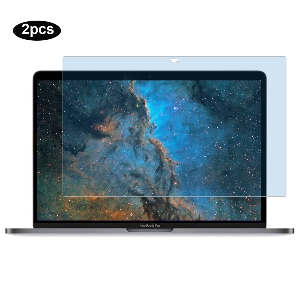 Cartinoe laptop skærmbeskytter til apple macbook pro 13 touch bar  a1989/a1706/a1708 anti blåt lys skærmbeskyttelse film  (2 stk)