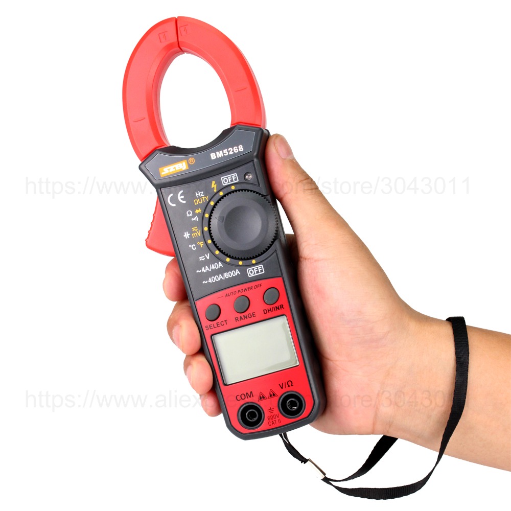Multifunctional Digital Clamp Meter Multimeter DC/AC Resistance Continuity Diode NCV Tests Electrician tools 1999/3999 Counts