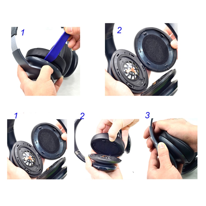 Almohadillas de repuesto para auriculares JBL Everest Elits 700 V700NXT, almohadillas de espuma suave de cuero PU, accesorios, 1 par