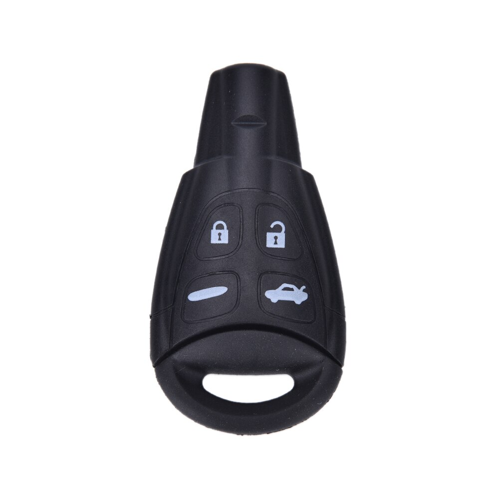 SAAB 93 95 Replacement 4 Button Remote Key Fob Case Cover Shell Pad + Insert