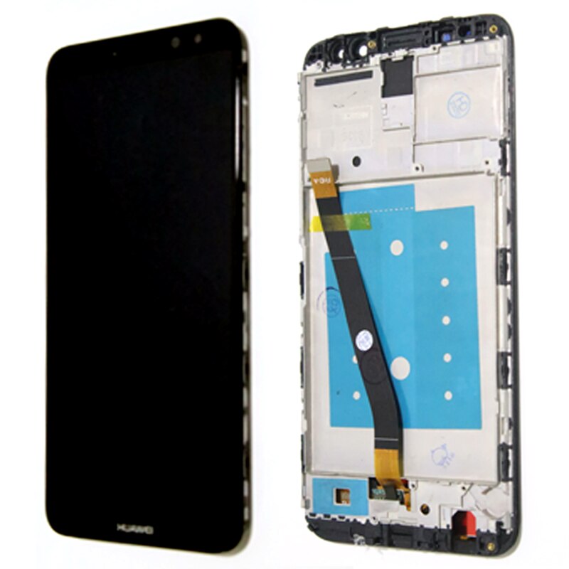 100% testowany 5.9 ''wyświetlacz z ramką zamiennik dla Huawei kumpel 10 Lite LCD z ekranem dotykowym Digitizer zgromadzenie Nova 2i RNE-L21