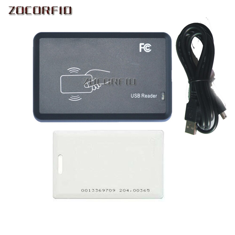 15 output 125Khz RFID Reader EM4100 USB Proximity Sensor Smart Card Reader no drive issuing device EM ID USB for Access Control: Group B