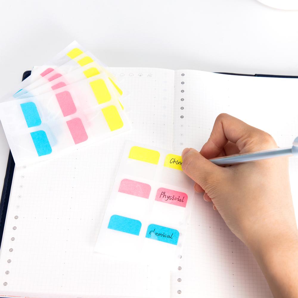 Deli Plastic Planner Stickers Index Tabs 3 Kleuren Bookmark Sticky Notes Office Home Schoolbenodigdheden Index Verdelers