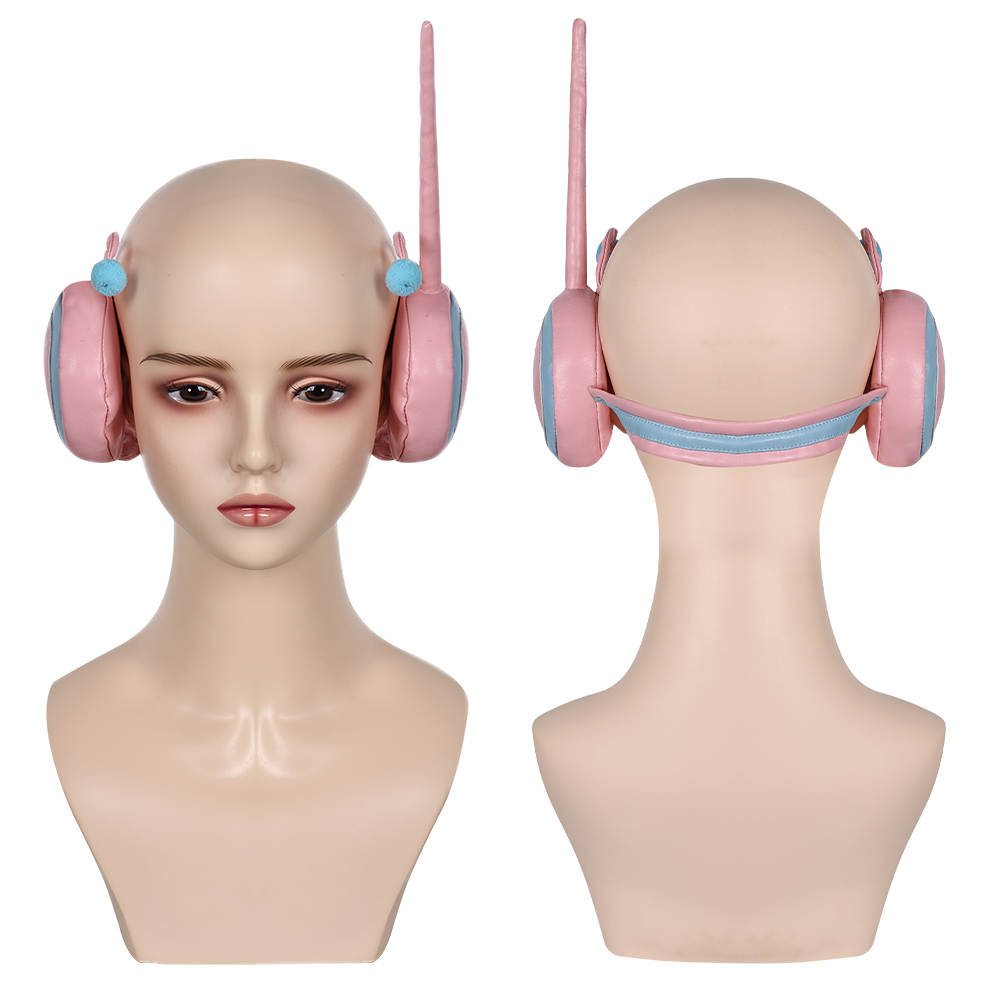 Nami Luffy Egghead Cosplay Ohren schützer Kopfhörer Requisite für erwachsene Männer Frauen verkleiden Kopf bedeckungen Requisiten Halloween Kostüm Zubehör: Black