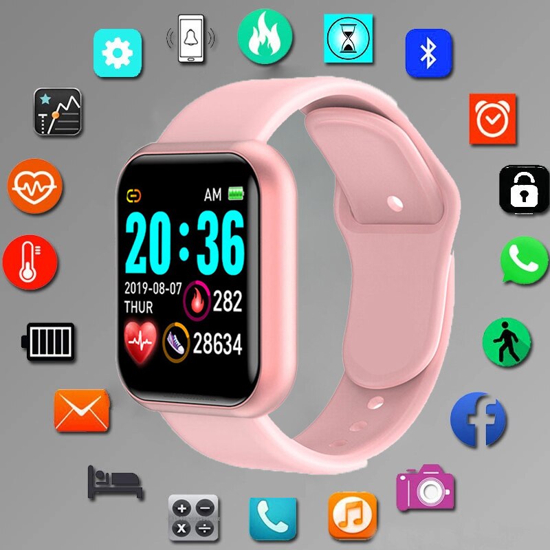 Digital Smart sport uhr Frauen uhren digital led elektronische armbanduhr Bluetooth fitness armbanduhr Männer kinder stunden hodinky