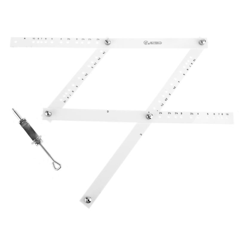 Regla de dibujo a escala de 34cm, herramienta de agrandamiento, reductor, plegable, pantografo,