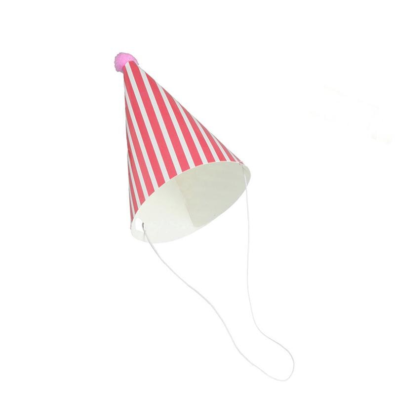 11 Stks/partij Kleurrijke Baby Verjaardag Hoed Diy Papier Hoeden Kids Verjaardag Bruiloft Christmas Party Decor Supplies (Verschillende Kleuren)