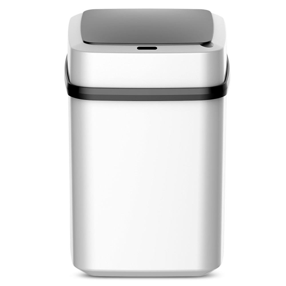 10l sensor inteligente automático inteligente lata de lixo tampa dustbin detector de movimento cozinha quarto de poupança de energia sem ruído lixo bin