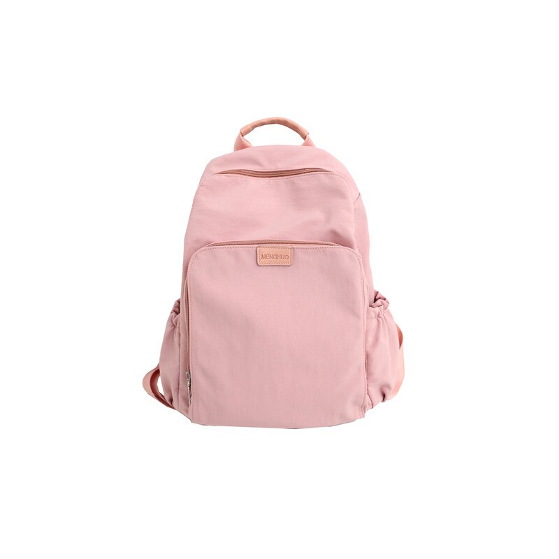 Menghuo Schooltas Voor Meisjes Waterdichte Nylon School Rugzak Vrouwen Schoolvbook Tas Computer Packsack Mochila: Pink