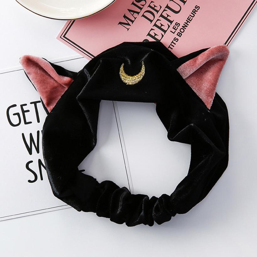 Cat Ears Hairband Head Band Party Headdress Hair Accessories Makeup Tools FE12