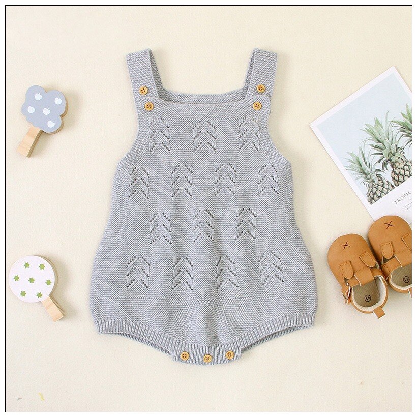 Peuter Jongen Meisje Truien Mouwloze Gebreide Baby Bodysuit Warme Herfst Lente Kleding Pasgeboren Baby Outfits Kids Truien Tops