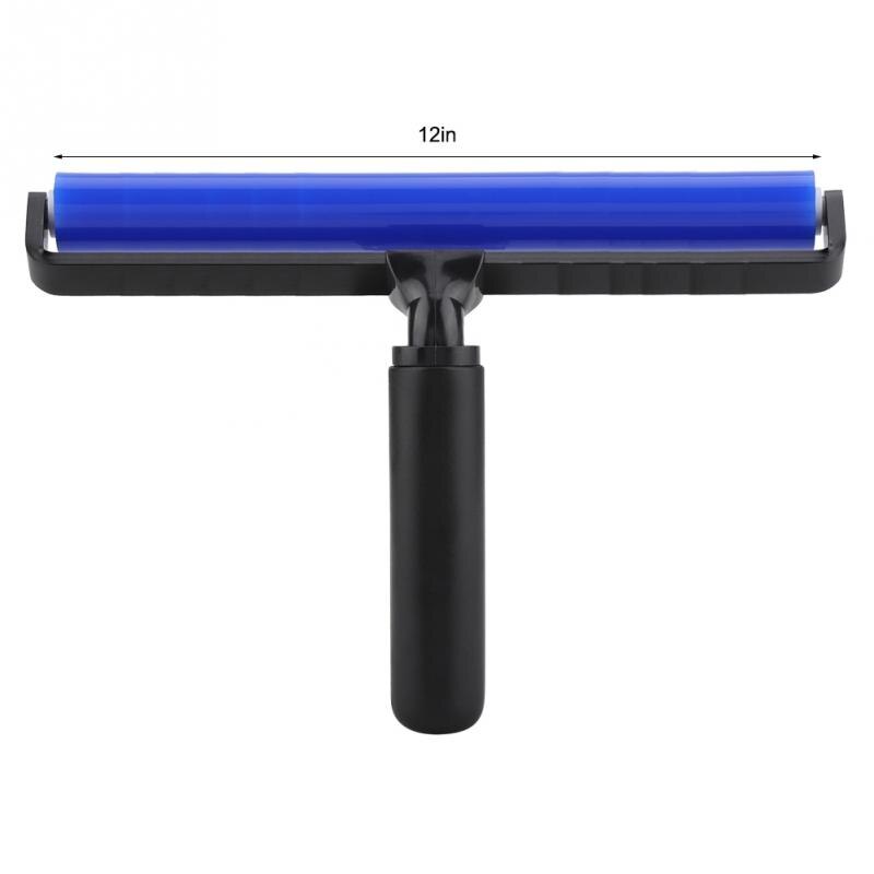 4 Maten Stofverwijdering Roller Voor Kleding Kleverige Silicone Anti-Statische Roller Borstel Manual Home Cleaner Tool Lint Remover: 12 inch