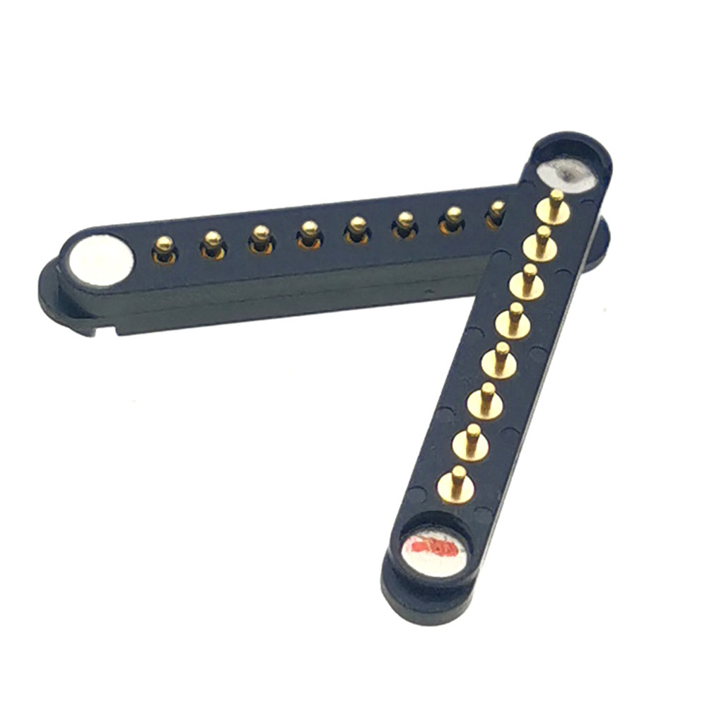 1pcs 7Pin 8Pin Magnetic Pogo Pin Connector 7P 8P 2.54MM Pitch Male Female Spring Loaded DC Power Socket Charging Terminal