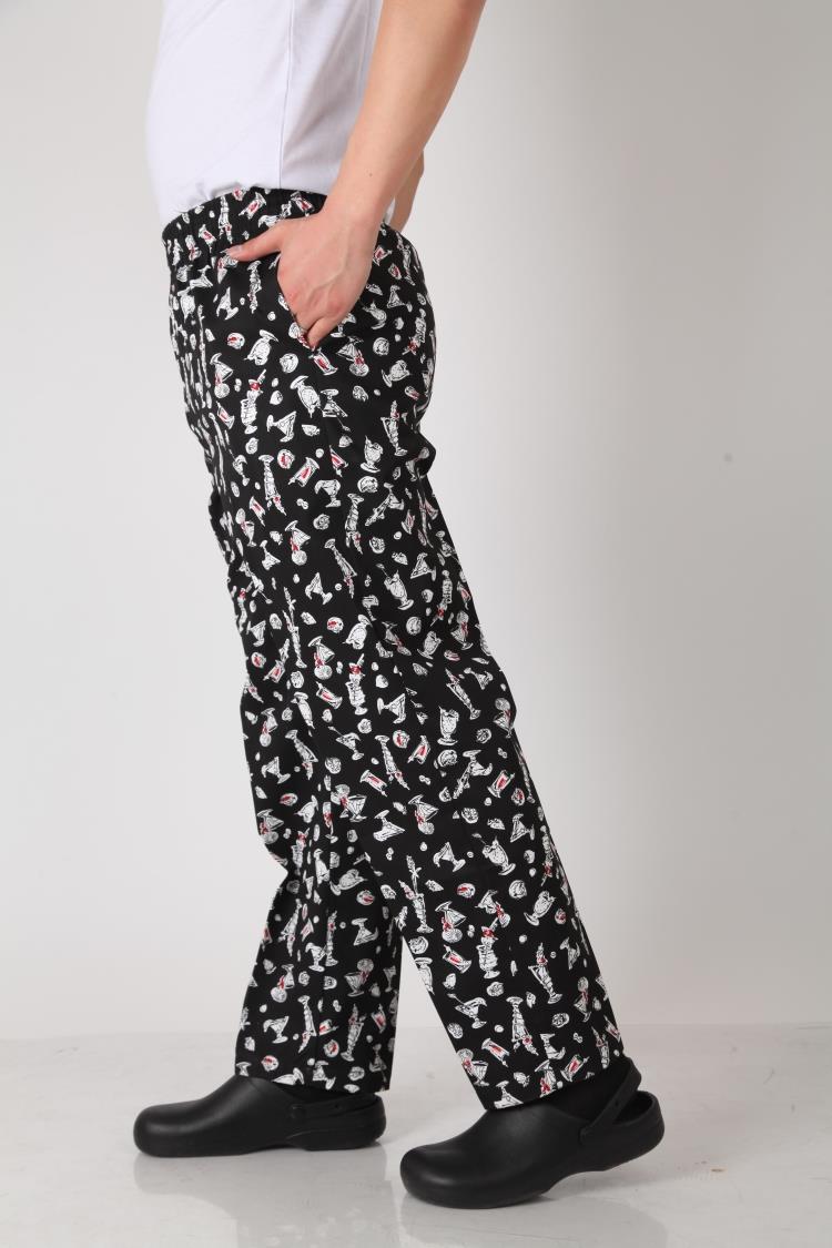 1 piece chef pants restaurant waiter uniforms cup Trousers cook service bottom style