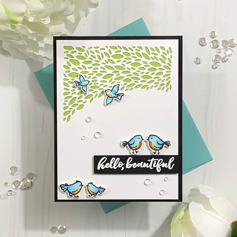 Thumbnail Leaves Pattern Metal Cutting Dies Stencils Thumbnail Leaves Die Cut For Card Making DIY Embossed Crafts Cards