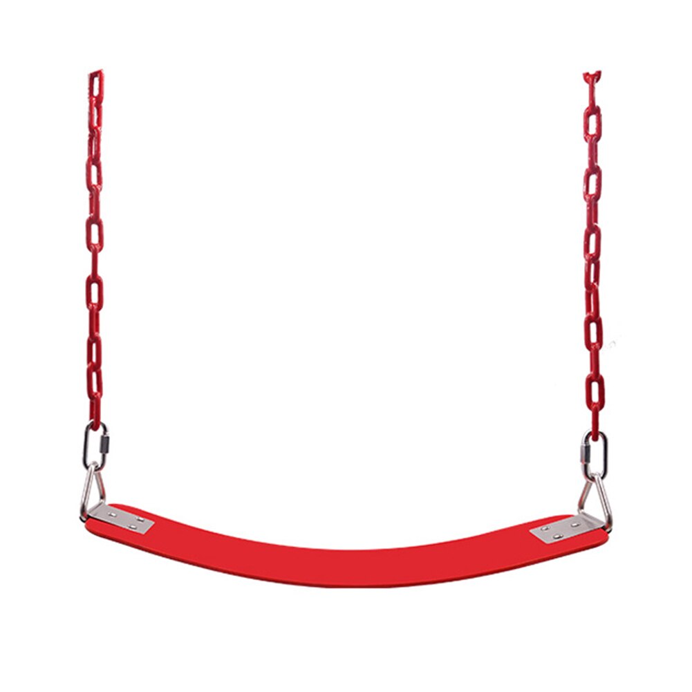 Kids Replacable Adjustable Shockproof Swing Seat for Playground Garden Yard Toy: Rood